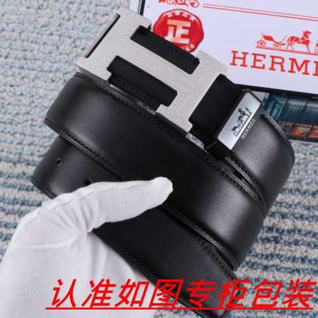 品名：爱马仕...原单 材料：百分百头层牛皮，保证真皮。24K纯钢扣双面可用专柜同等质量， 送人自用首选 包装： 请认准如图专柜包装，赠送打孔器，银联发票，宽度 - 点击图像关闭