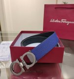 Ferragamo 菲拉格慕 双面进口牛皮，搭配精品铜扣，自行选择搭配，真材实料有质感，时尚经典不失风范 ，长短可自行裁剪