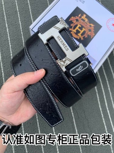 皮带：爱马仕.Her...Mes原单 腰带：百分百头层牛皮，保证真皮，24K纯钢扣双面可用专柜同等质量， 送人自用首选 包装： 请认准如图专柜包