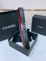 Chanel 春夏新款 小牛皮与黄铜Cc搭扣 精致细腻 光滑优雅 3.0Cm
