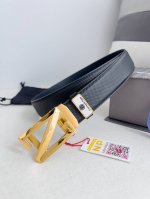 品名：杰尼亚. Ermenegiido Zelma. 腰带 自动带 皮带 型号：纯钢材质自动扣，头层牛皮自动带身，实物拍摄 材料：百分百头层牛皮，保证真皮。24