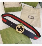 高端品质 实物拍摄 批 配全套专柜包装 品牌 Gucci海外代购 扣头材质 精品实心铜扣 带身材质正面 38Mm宽度原版进口全粒面牛皮搭配原版棉布 真空纳米电镀