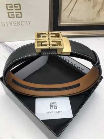 纪梵希：原单头层牛皮大象皮纹面，内衬头层小牛皮底，搭配原单自动扣，可裁剪的自动带，此款腰带面双采用意大利原定厂制进口牛皮带身 ，对专版柜足宽3.5 - 点击图像关闭