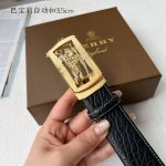 特 品牌： 巴宝莉 新款进口小牛皮，手感细腻柔软。搭配纯钢自动精品钢扣，男士必备！宽度：3.5cm