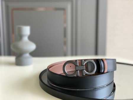 正品有售Ferragamo 菲拉格慕 Italy专柜在售正品 此款采用原厂进口皮制作 走线油边细致 正品开模 搭配原版Gancio五金 3.5Cm规格 顶级 - 点击图像关闭