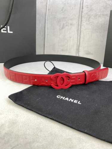 特P190 宽度3.0Cm Chanel （香奈儿）进口柔软牛皮支持Nfc芯片官方网站链接扫码验证、哑色精品钢扣。