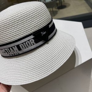 Dior迪奥 新款织带草编草帽礼帽细节控 简约大方 百搭单品 出街首选 新款帽型超美腻