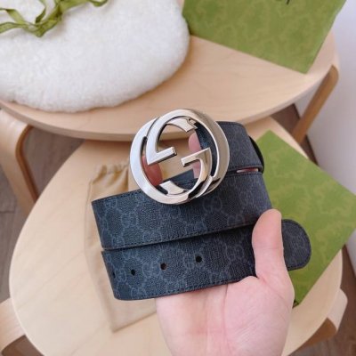 特 古驰 全套包装 专柜同款 宽度38Mm 大饼双g扣 带身使用官方头层南非牛皮搭配进口防水面料 超细致精手工