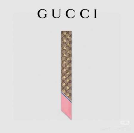 Zg同步镀金蜜蜂Gucci双层真丝飘带 尖端专柜最最新款来袭女神必入 法国进口真丝面料非常特别的触感 超多用途：领巾、发带、包包配饰、腰带.....等等等等，超 - 点击图像关闭