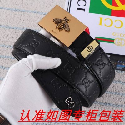 品名：古奇.Gu...Cci原单 材料：百分百头层牛皮，保证真皮。24K纯钢扣双面可用专柜同等质量， 送人自用首选 包装： 请认准如图专柜包装，