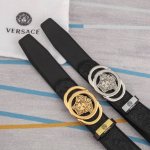 品名：Versace.范思哲 材质：原单牛皮腰带 百分百头层牛皮腰带保证真皮，24K纯钢扣，专柜原单品质、做工精细，时尚大牌，送人自用首选 包装