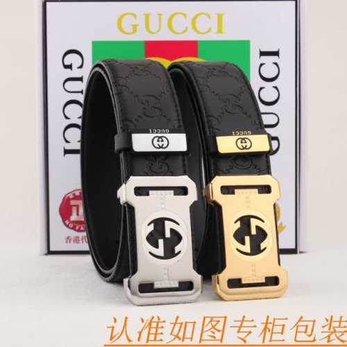 腰带皮带：古奇原单牛皮腰带 男款皮带：材质百分百头层牛皮腰带保证真皮皮带，专柜原单品质、做工精细，时尚大牌，送人自用首选包装： 请认准如图专柜包装赠送打孔器手提