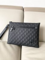 古琦Gucci最新推出 奢華 原版 精選皮料中的鉑金-高檔荔枝纹牛皮，精致內襯設計均勻的走線，超大的內部空間獨特的設計[閃電]時尚高檔簡潔大方 讓它引領時尚新風