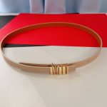 Loewe新款 小牛皮腰带，亮面Loewe五金扣。正面条形码设计，侧面立体字母Loeme ，宽1.5Cm。