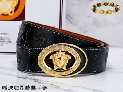 皮带：范思哲.Ver 原单 腰带：百分百头层牛皮，保证真皮。24K纯钢扣双面可用专柜同等质量， 送人自用首选 包装： 请认准如图专柜包装，赠送打孔器，银联发票，