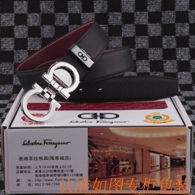 品名：菲拉格木 皮带原单腰带 材料：百分百头层牛皮腰带，保证真皮皮带，专柜原单品质、做工精细，送人自用首选 包装： 请认准如图专柜包装，赠送打孔器，银联发票，宽