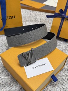 Louis Vuitton Lv腰带 荔枝纹压花系列 原厂五金 精致手工绘边 柔软舒适 宽4.0 DDD