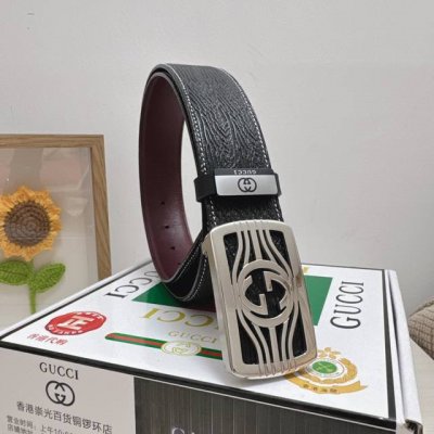 品名：古奇.Gu...Ci 原单 材质：原单牛皮腰带 专柜原单品质、做工精细，时尚大牌，送人自用首选 包装： 请认准如图专柜包装赠送打孔器手提袋专柜礼盒宽度3.