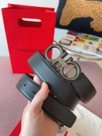 -菲拉格慕3.5Cm 原厂皮料.精密黄铜五金升级版、正品厂Ip电镀！原版搭配、
