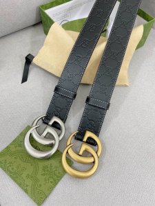 Gucci.古驰 全套包装 3.8Cm 专柜正品1:1完美复刻. 原版带身, 搭配精品扣，触感厚实，印花图案清晰.