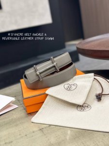 特 H D’Ancre Belt Buckle & Reversible Leather Strap 32Mm