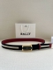 特 Bally 巴利 专柜同款 男士腰带 宽3.4Cm 这款选用反面枣红进口牛皮精制而成 正面金属珐琅扣 简约百搭 可调式长度可轻松匹配完美尺寸