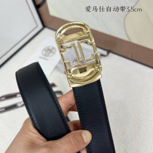 品牌： 爱马仕 新款进口小牛皮，手感细腻柔软。搭配纯钢自动精品钢扣，宽度：3.5Cm