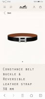 特 Hermes.爱马仕 官网同步 宽度38Mm 原版荔枝搭带身搭配原版精品钢扣，男装的经典搭配，可双面使用完美配饰！