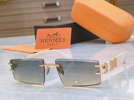Herme* 爱马*仕新款太阳镜，Model：9708，Size：59口17-143 - 点击图像关闭