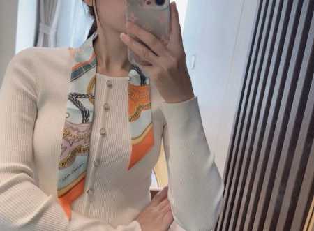 盛宴 Twilly 爱马仕 Hermes 2025 100%桑蚕丝，18姆米斜纹真丝 86X5Cm 双面图案 - 点击图像关闭