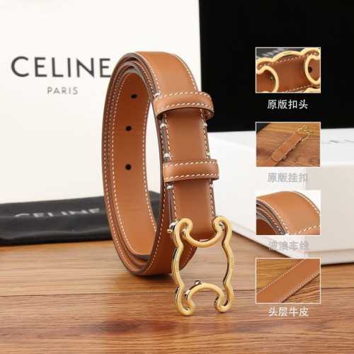 特 CéLine.赛林 女款腰带 全套包装 新款女款女士腰带 正品开模2.5Mm。外贸公司订单出口越南 原厂意大利进口皮，正品真空电镀五金，欢迎转图！