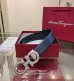 Ferragamo 菲拉格慕 双面进口牛皮，搭配精品铜扣，自行选择搭配，真材实料有质感，时尚经典不失风范 ，长短可自行裁剪