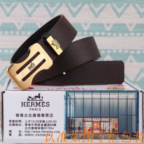 腰带皮带：爱玛仕原单牛皮腰带 男款皮带：材质百分百头层牛皮腰带保证真皮皮带，专柜原单品质、做工精细，时尚大牌，送人自用首选包装： 请认准如图专柜包装赠送打孔器手