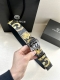 特P210 宽度3.8Cm Versace /Fendi 标志造型宽皮带，联名钉扣式美人头扣，范思哲原版进3D打印花绘 印有浮雕间色Ff 图案，镀金表面金属制品