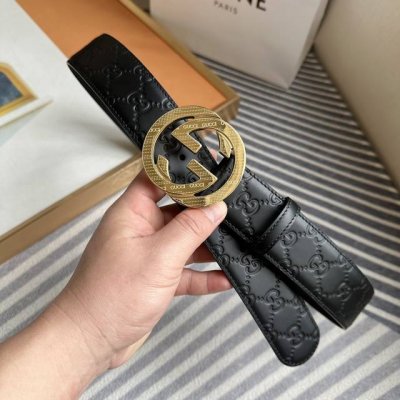 特 4.0Cm专柜同款压花 意大利进口头层小牛皮 原版皮底 新品花纹 纯钢五金带扣，纯进口机械车线，工艺精细，原单品质