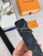 配全套包装盒 Lv 进口老花面料腰带，宽40毫米，搭配不锈钢原单钢扣，内衬小牛皮。商务服装造型的完美搭配。永恒经典，与正品零差距。