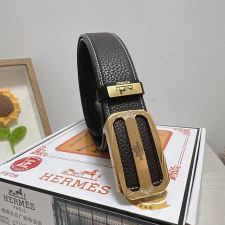 品名：爱马仕.Hermès 原单 材质：原单牛皮腰带 百分百头层牛皮腰带保证真皮，24K纯钢扣，专柜原单品质、做工精细，时尚大牌，送人自用首选 - 点击图像关闭