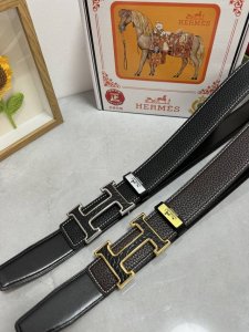 品名：爱马仕.Hermès 原单 材质：原单牛皮腰带 百分百头层牛皮腰带保证真皮，24K纯钢扣，专柜原单品质、做工精细，时尚大牌，送人自用首选