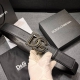 Dg，宽4.0Cm Dolce&Gabbana 全新荔枝纹腰带,简约配饰,点缀个性化 Dg 徽标搭扣。Dg 徽标