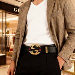 皮带：古奇.Gucci顶级复刻- 腰带：赠送专柜正品全套礼盒包装，赠送打孔器 材料：古驰.原单品质百分百进口原厂头层牛皮，保证真皮。24K纯钢扣内穿尾巴暗扣滑道