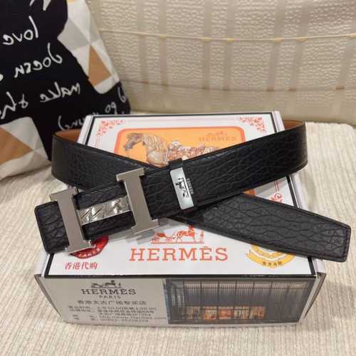 品名：爱马仕.Hermès 原单 材质：原单牛皮腰带 百分百头层牛皮腰带保证真皮，24K纯钢扣，专柜原单品质、做工精细，时尚大牌，送人自用首选 包装： 请认准如