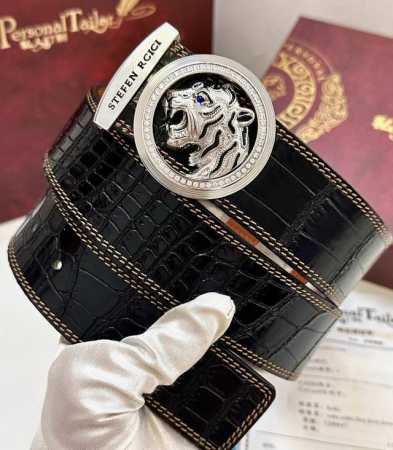 皮带: Stefen Rcici.史特芬.尼茨镶钻 腰带: 顶级原单复刻.私人订制高端特供版 等级: 进口原厂头层鳄鱼皮纹路-24K纯钢材质.镶钻石真空电镀工艺 - 点击图像关闭