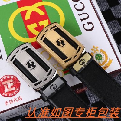 品名：古奇.Gu...Cci原单 材料：百分百头层牛皮，保证真皮。24K纯钢扣双面可用专柜同等质量， 送人自用首选 包装： 请认准如图专柜包装，赠送打孔器，银联