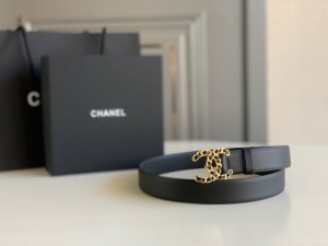 特 Chanel香奈儿 专柜专柜同款皮带 正品开模复五金采用Logo经典 进口平纹意大利香味胎牛皮3.0Cm女神必备款