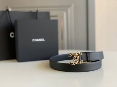 特 Chanel香奈儿 专柜专柜同款皮带 正品开模复五金采用Logo经典 进口平纹意大利香味胎牛皮3.0Cm女神必备款