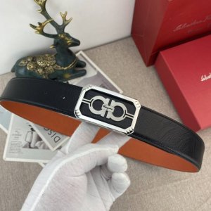 菲拉格慕 特种皮腰带系列 ，原厂五金精品不锈钢扣，手感柔软舒适 宽3.8Cm。