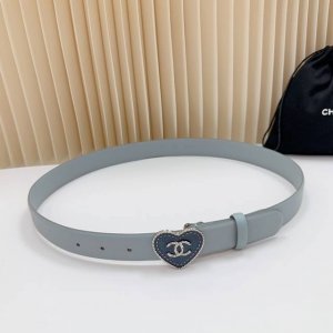 3.0Cm香奈儿新款腰带，双面头层牛皮皮料，长度：.75.80.85.90.95.100欧，铜五金扣原版开模定制庆祝]