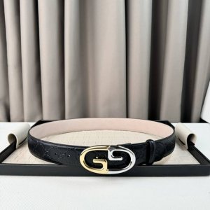 G家。商务休闲、正装均可佩戴！3.8Cm 最新款扣头，抛光扣头、时尚百搭