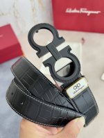 品名 菲拉格慕.Ferrgamo腰带 皮带 原单 型号 挂扣 原版新款挂扣 实物拍摄 头层牛皮 材料 百分百头层牛皮 保证真皮 双面可用专柜同等质量 经典双面头