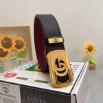 品名：古奇.Gu...Ci 材质：原单牛皮腰带 专柜原单品质、做工精细，时尚大牌，送人自用首选 包装： 请认准如图专柜包装赠送打孔器手提袋专柜礼盒宽度3.8Cm
